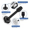Misuyue Stainless Steel Wall Door Stop, 9.5 cm, Heavy Duty