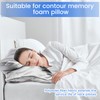 Pillow Case Cover with Zipper, Smooth Pillowcase, Soft Cervical Neck