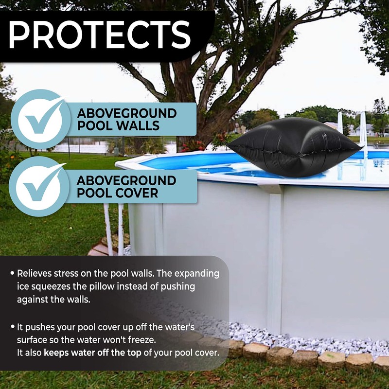 Winter Block Above Ground Pool Winter Air Pillow, Cover Float