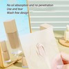 2pcs Liquid Foundation Palette Paper Disposable Makeup Coloring Paper with