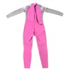 Women's Long Sleeve Wetsuit Neoprene Elastic Swimming Surfing Diving Swimsuit(XL)