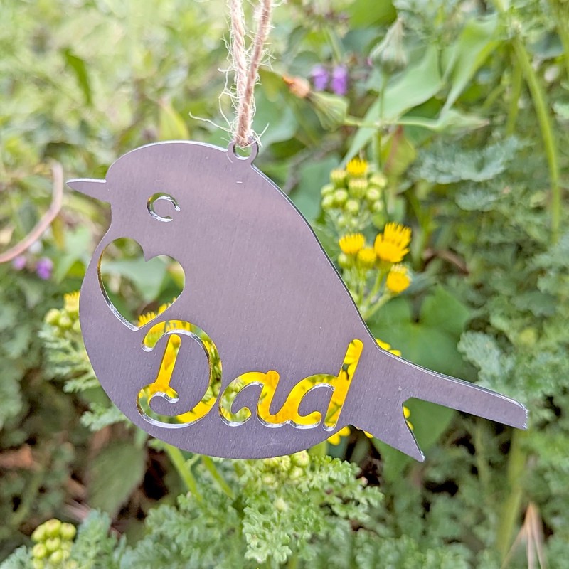 Steel Robin - Dad Memorial Gift for Father's Day