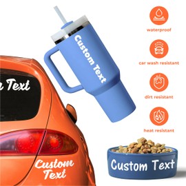 Create Your Own Design Stickers with Any Fonts - Many Types of Fonts Decorative to Custom Vinyl Lettering Decal - Many Sizes Colors and Fonts