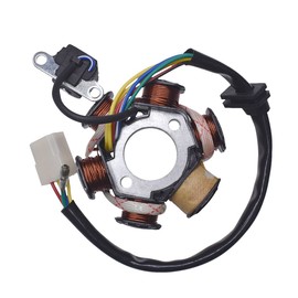 6-Coil 5 Wires Pole Magneto Flywheel Stator For 50cc 90cc 110cc 125cc Engine Atv Quad Pocket Bike Scooter Buggy Go Kart