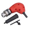 90° Angle Adapter Round Shank 9.5mm Electric Drill Chuck Attachment
