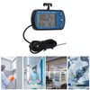 Refrigerator Thermometer ‑50 to 70℃ Digital LCD Display with Alarm
