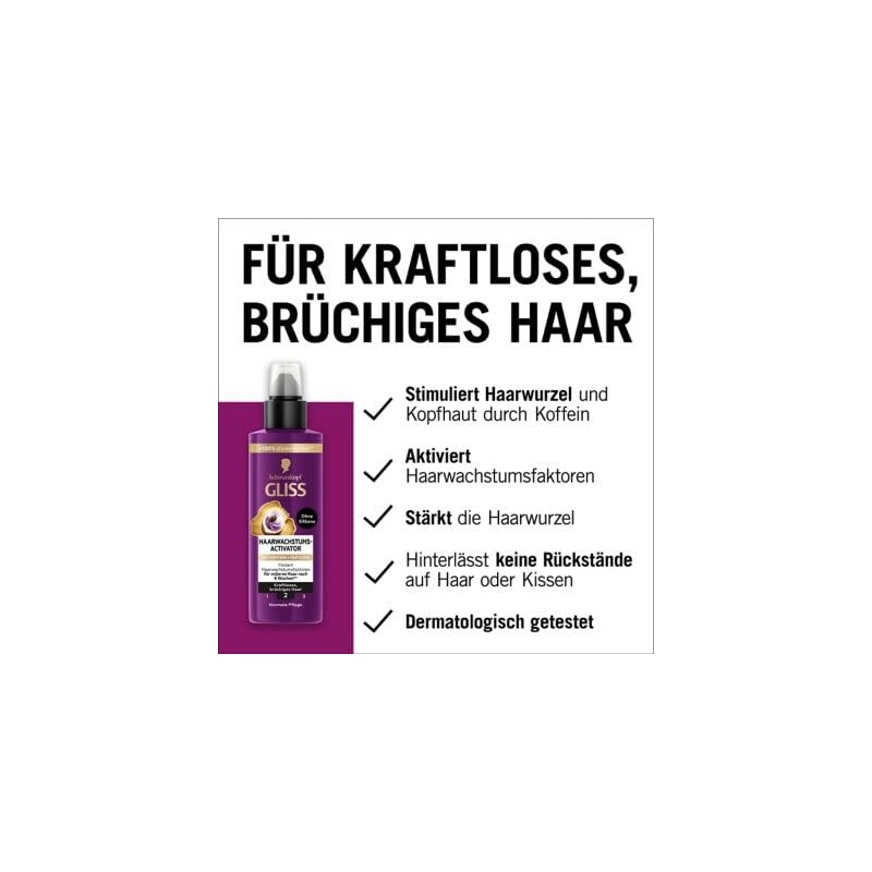 Gliss Full Hair Magic Shampoo (Pack of 3 (with Foam