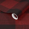 Removable Wallpaper 3ft x 2ft - Gingham Lumberjack Red Black