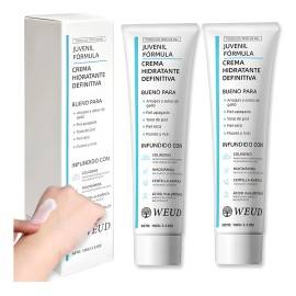 Crema Hidratante Facial Antiarrugas Noche Weud Hidrapore Pack 2x100g
