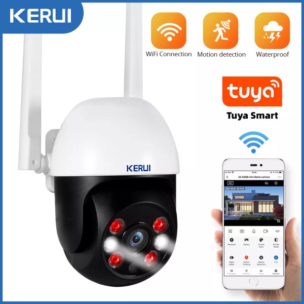 KERUI 5MP WiFi Wireless IP Camera Tuya Smart Home Security