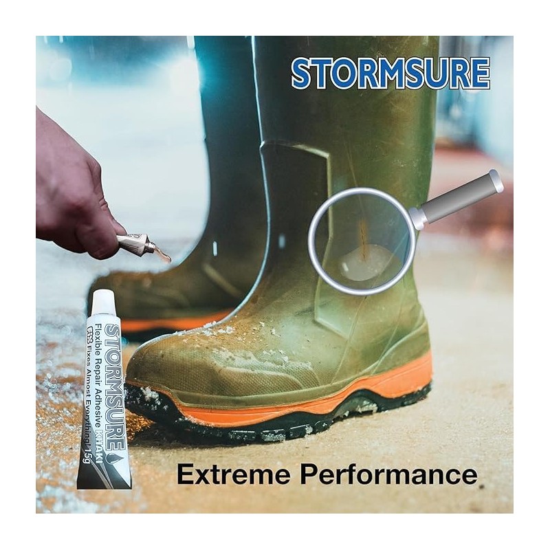 Khaki Wellington Boot Repair Kit - Fast, Durable, and Flexible