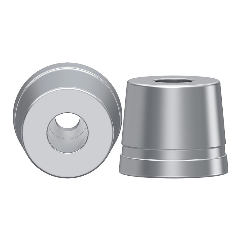 Linkidea 2 パック 安全カミソリ スタンド、男性用アルミニウム合金シェービング カミソリ ベース ホルダー、バスルーム カウンタートップ用手動カミソリ ホルダー