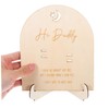 iplusmile 1 Set Wood Pregnancy Announcement for Husband Beige Pregnancy