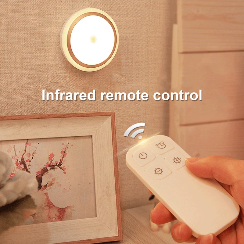 Puck Lights LED Infrared Remote Control 10 Gears Dimmable Easy
