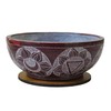 Carved Soapstone Serving,Incense Burner,Cleansing, Burning Sage, Smudge Bowl 5" x