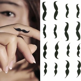 10 Imágenes Tatuaje Temporal Bigote Bigote