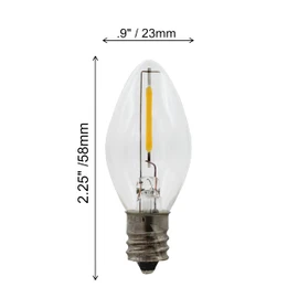 Creative Hobbies® Single Light Replacement Clip in Lamp Cord for Christmas Village House Includes LED Light Bulb | 1 Pack