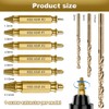 9 PCS Damaged Screw Extractor Set, Screw Grab Screw Removal