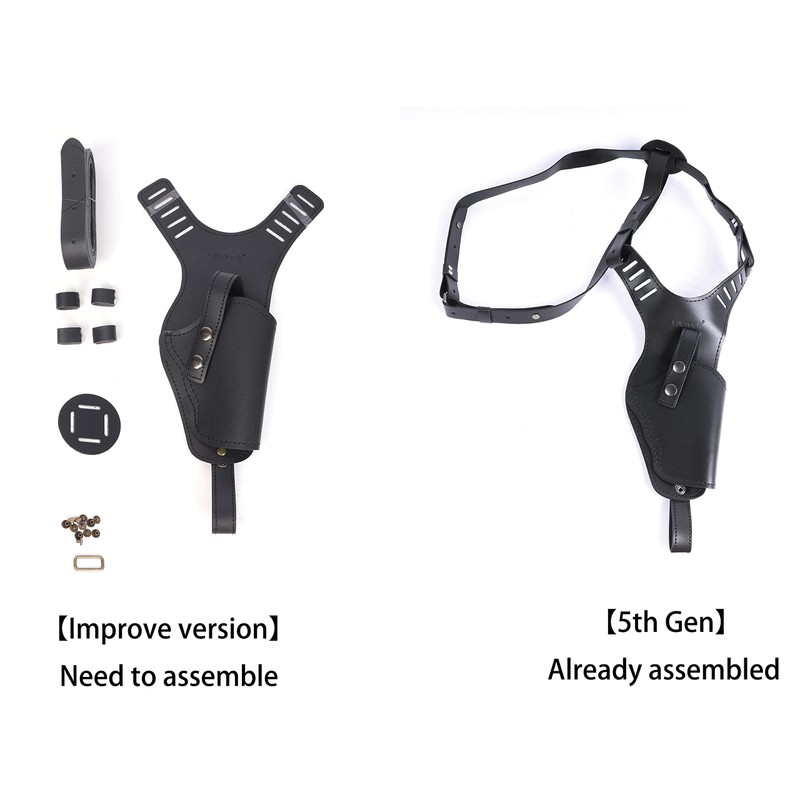 Lilcreek Leather Shoulder Holster for Concealed Carry,Vertical Shoulder Holsters with