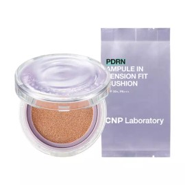Cha & Park 차앤박 CNP 앰플 인 텐션 핏 쿠션 15 g (PDRN)(본품+리필) (SPF50, PA+++) [23호] CNP Ample in Tension Fit Cushion 15 g (PDRN) (Main Product + Refill) (SPF50, PA+++) [Shade 23]