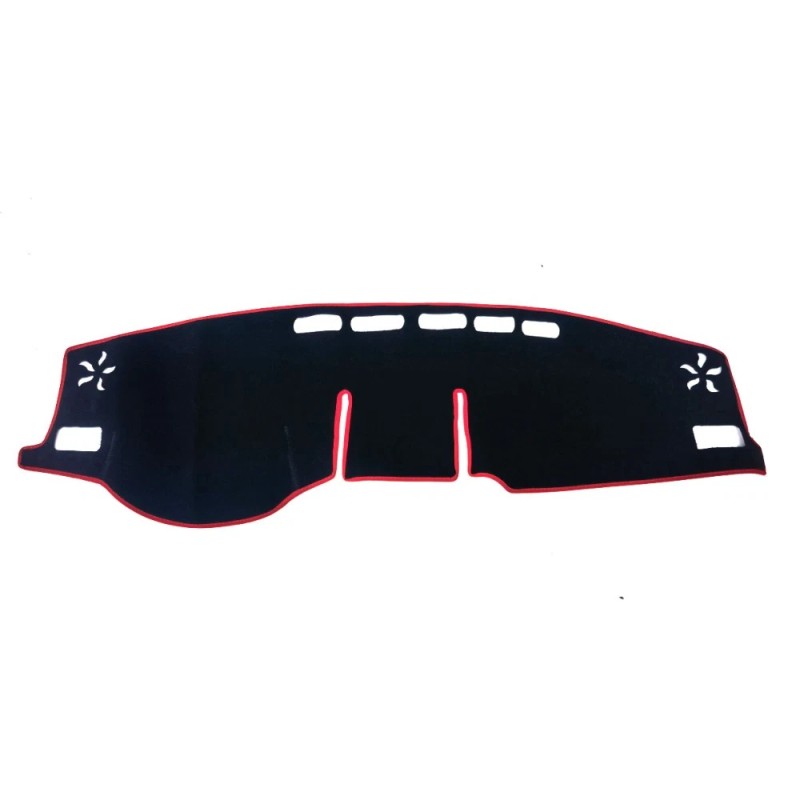 ZTT For 2018-2025 Toyota RAV4 Non-Slip Red Poly Carpet Dash