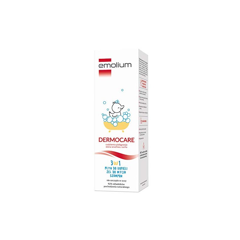 Emolium Dermocare 3-in-1 Bath Suz, Wash Gel, Shampoo 400 ml