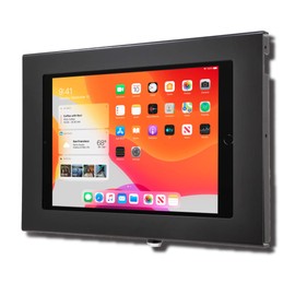 TABcare Locking Security Metal Case for Apple iPad 7 10.2" 2019, iPad 8 2020, iPad 9 2021 Tablet for Kiosk, POS, Store, Show Display (Black)