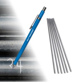 Markal 96107 Silver-Streak Metal Marker (1 Holder, 6 Refills) Round, Silver