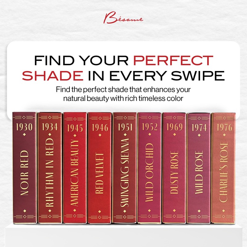 BESAME COSMETICS Swinging Sienna Lipstick - 1951