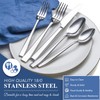20 Piece Silverware Set for 4, EIUBUIE Premium Stainless Steel