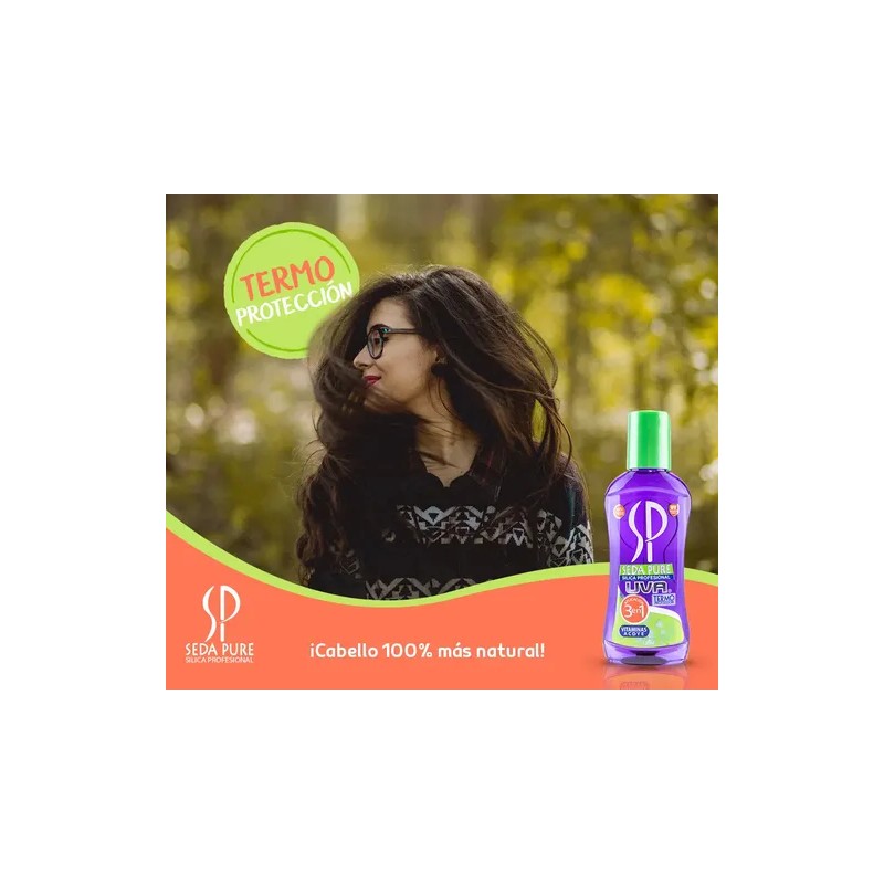 Aceite Capilar Seda Pure Uva 120ml Nutrición e Hidratación Antifrizz