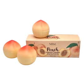MBL Peach High Moisturizing Hand Cream, 30g, 3 pieces / MBL 복숭아 고보습 핸드크림, 30g, 3개
