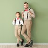 MASADA Father-son bow tie tied and adjustable length in matching