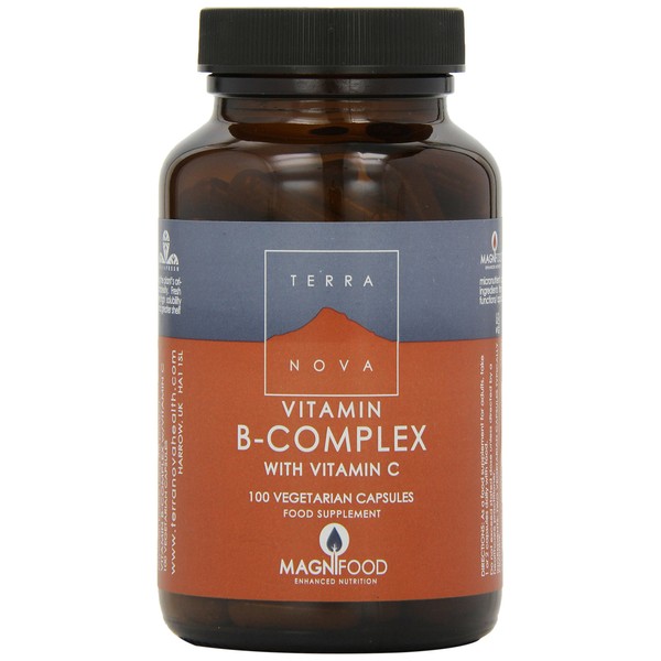 TERRANOVA B-Complex W Vitamin C, 100 CT