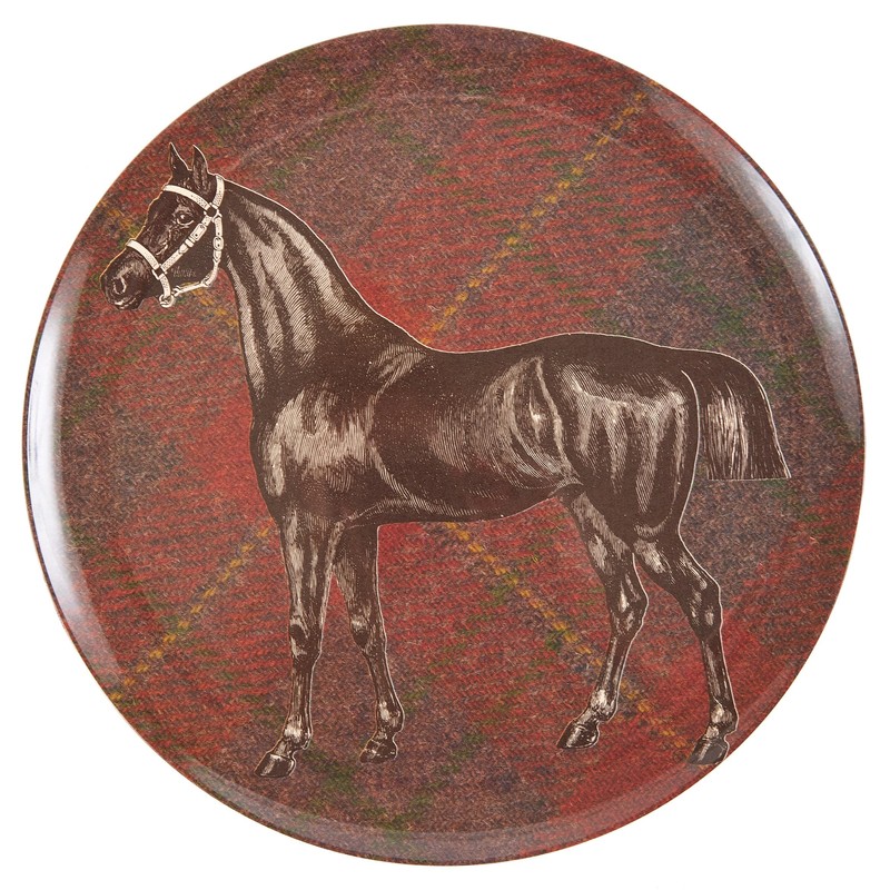 EQUUS TWEED SIDE PLATES SET/4