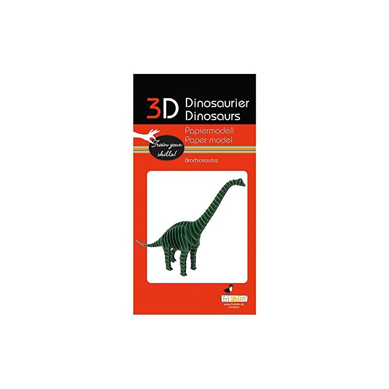 Fridolin 3D Paper Model Brachiosaurus