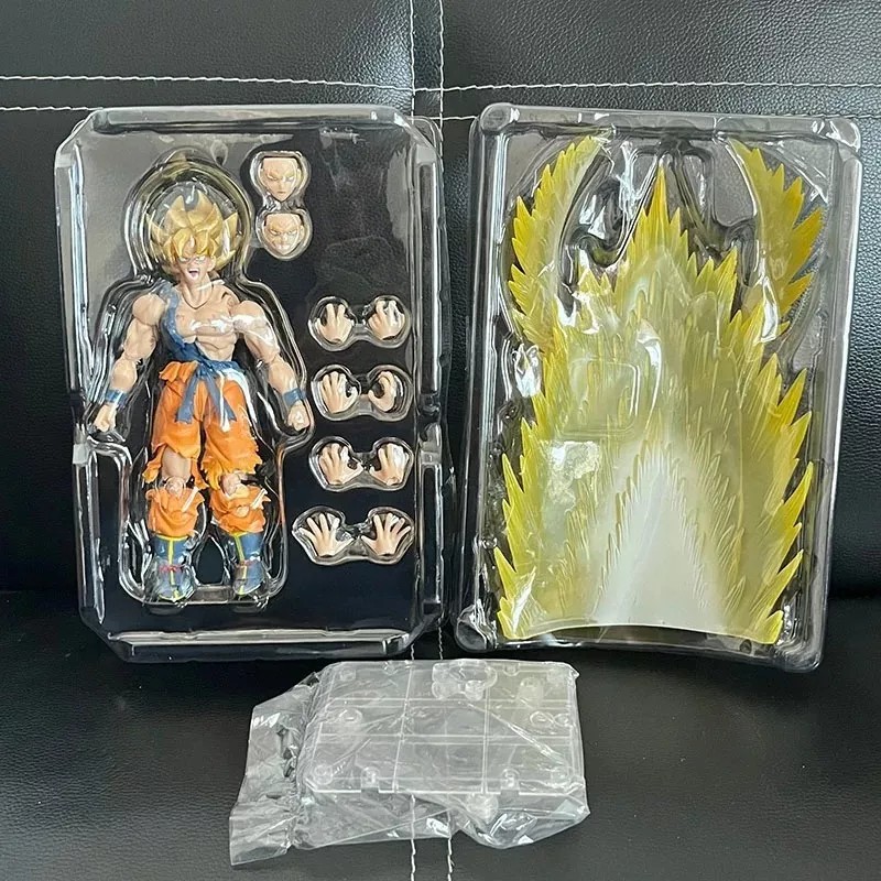 Jextech Figura Goku Articulado Aurora Cambia Rostro 19cm Dragon Ball