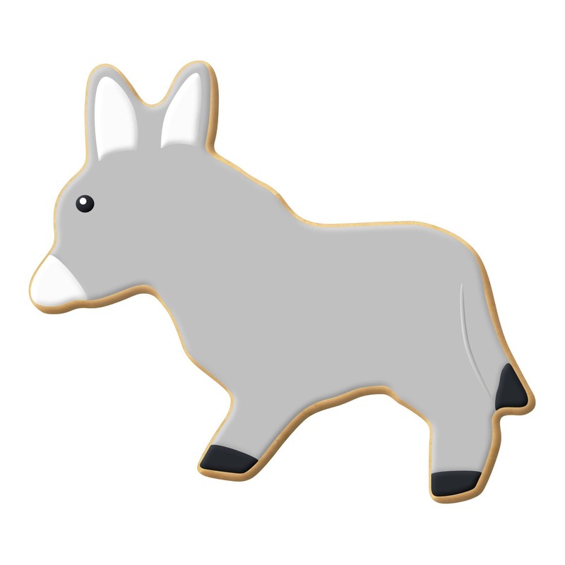 Donkey Cookie Cutter 3 Inch - Made in the USA