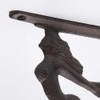 BRASSTAR Rustic Cast Iron Nautical Mermaid Shelf Brackets Wrought Iron