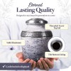 GSM Brands Cremation Urn for Adult Human Ashes - Large
