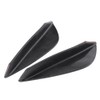 4pcs Car Front Bumper Fins Lip Spoiler Canards Trim Kit,