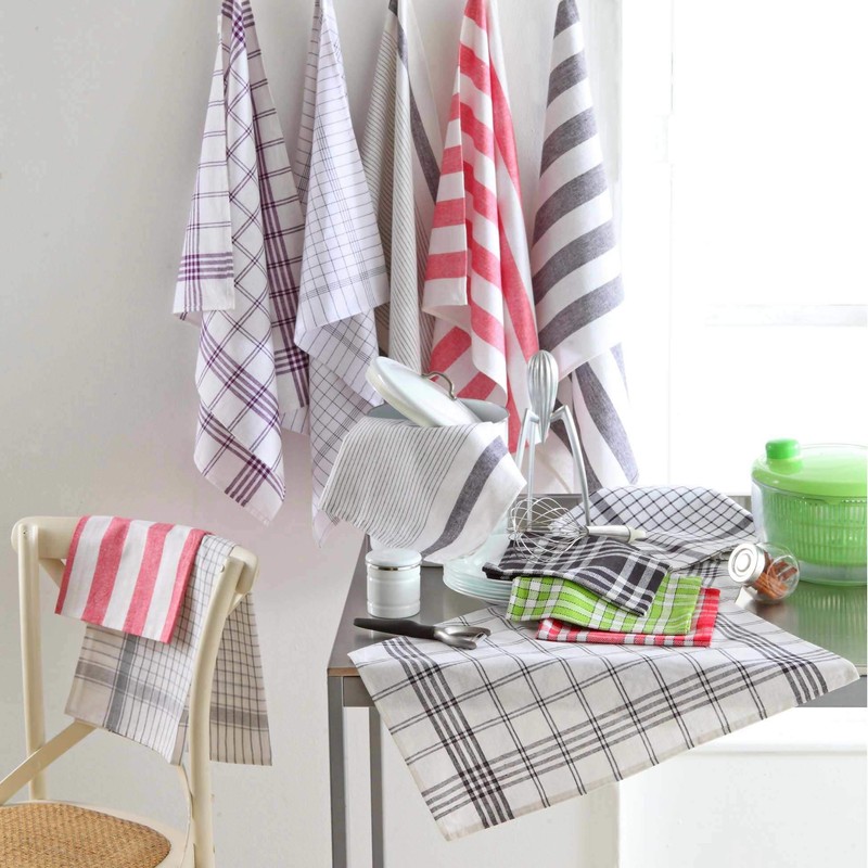 Douceur d 'Intérieur Traditio Napkins, Cotton, Red, 40 x 40