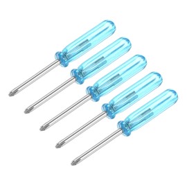 uxcell Mini Phillips Screwdriver, 2.0mm Cross Head 45mm Length for Small Appliances Repair, 5 Pcs