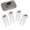 Azeeda 'Black Labrador Retriever' Golf Divot Tool/Repair Fork Gift Set