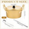 Tioncy 2 Set Korean Ramen Pot Kits Include 2 Ramen