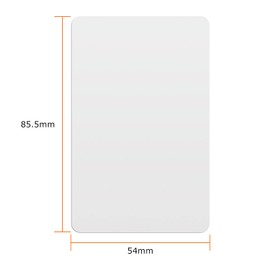 LDHHYH 200 Pack Premium Blank PVC Cards, Blank Credit Cards CR80 30 Mil Graphic, White Plastic Cards PVC ID Cards for Photo ID Badge Printers