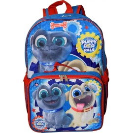 Puppy Dog Pals 16" Backpack W/ Detachable Lunch Box