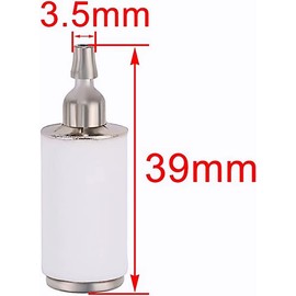 4 Pack 530095646 Fuel Filter for Fit Weedeater Craftsman Trimmer & Poulan 2050 2150 2375 Chainsaw Blower & Husqvarna 128LD 124 125 128 Series String Trimmer