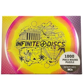 Round Disc Golf 1000 Piece Jigsaw Puzzle by Infinite Discs | Culture Stamp