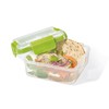 STARFRIT Easy Lunch Square Double Sandwich Container - 32oz/946ml -